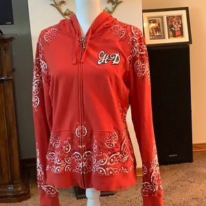 Women’s Harley Davidson Long Sleeve Hoodie L